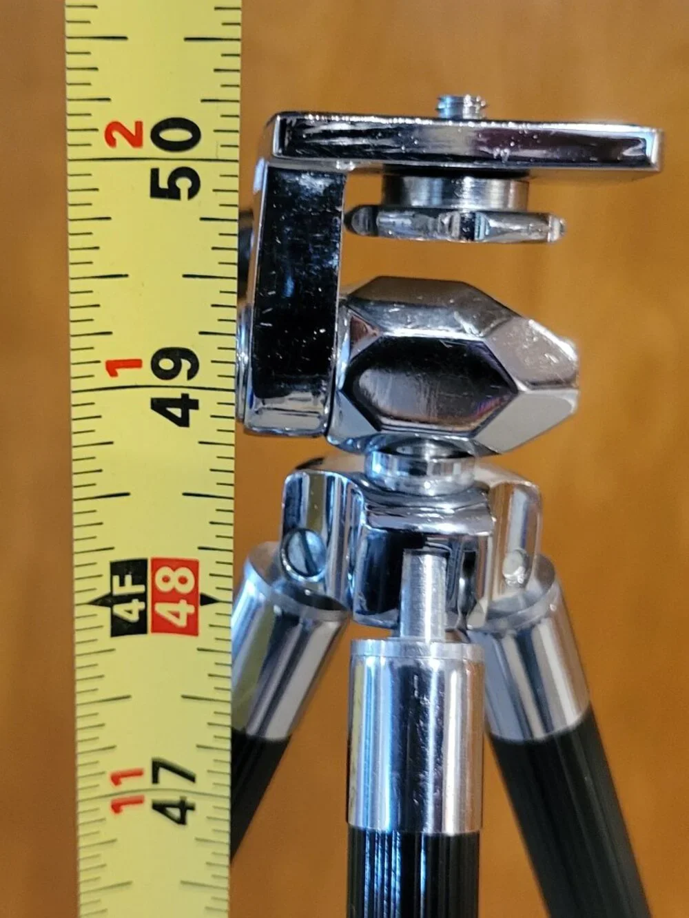 Vintage Tower Telescoping Tripod Pan Head Made In Japan